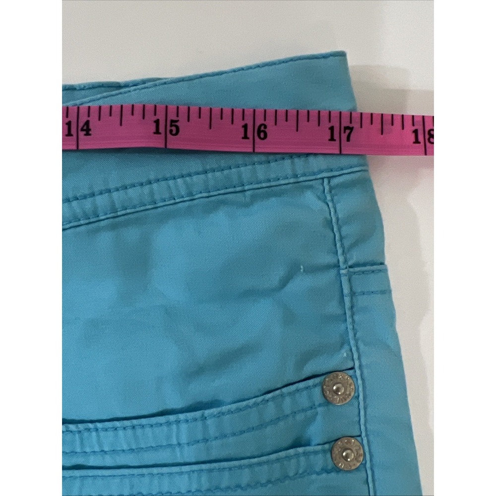 Guess Low Rise Micro Mini Shorts Size 31 Booty Light Blue - Picture 5 of 7